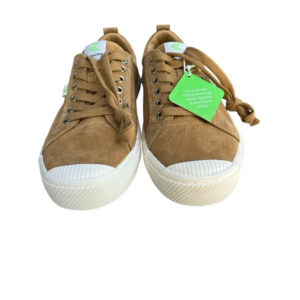 NWT Cariuma OCA Low Camel Suede Sneakers Men's 10.5